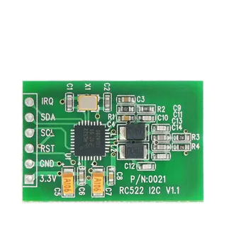 Taidacent Mini RC522 Четец на карти I2C 13,56 13,56 Mhz Mhz RFID Модул с вградена печатна антена